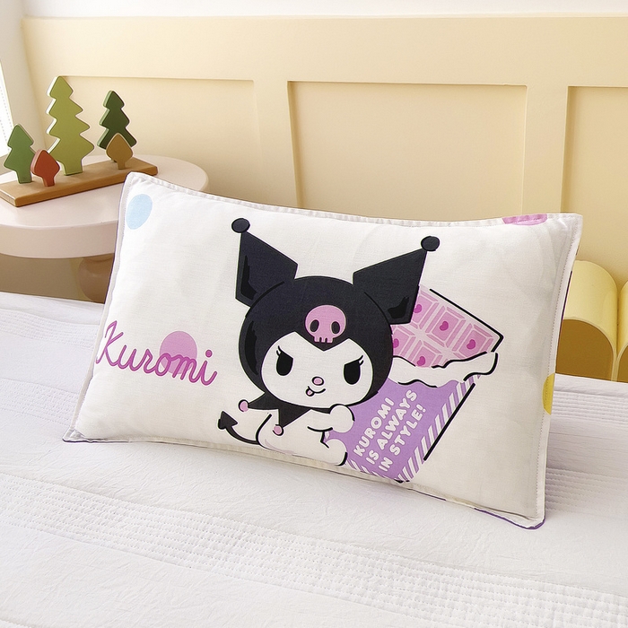 91家纺网 家纺一手货源 找家纺 鱼宝 2025新款正版授权三丽鸥幼儿园套件卡通三件套六件套多件套 甜甜圈库洛米