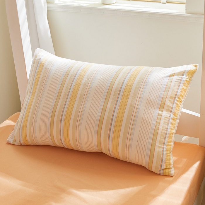 91家纺网 家纺一手货源 找家纺 吾诺家居 2024学生季新款全棉学生宿舍三件套六件套组合系列 西蒙黄