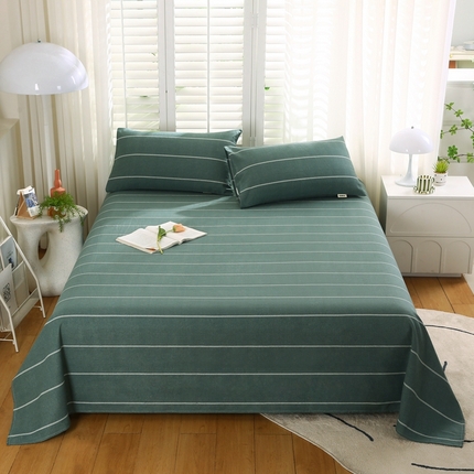 91家纺网 家纺一手货源 找家纺 伊而梦蚊帐 2025新款原棉老粗布床单系列 夏威夷