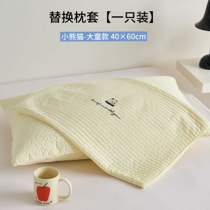 91家纺网 家纺一手货源 找家纺 （总）2025新款A类水洗全棉儿童棉花枕、荞麦枕-两规格 纯棉水洗棉儿童幼儿园棉花枕芯学生宿舍荞麦壳枕头