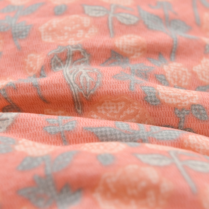 91家纺网 家纺一手货源 找家纺 富威堡家纺 2025新款双层纱棉花床垫 桃花朵朵