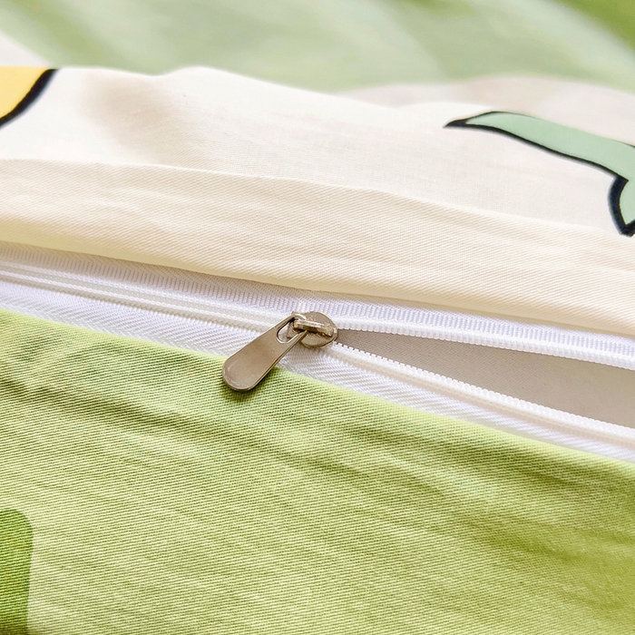 91家纺网 家纺一手货源 找家纺 鱼宝 2025新款全棉幼儿园套件 功夫熊猫