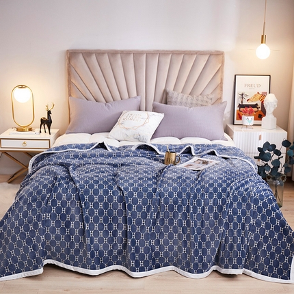 91家纺网 家纺一手货源 找家纺 （总）2025新款印花纯色雪貂绒盖毯毛毯