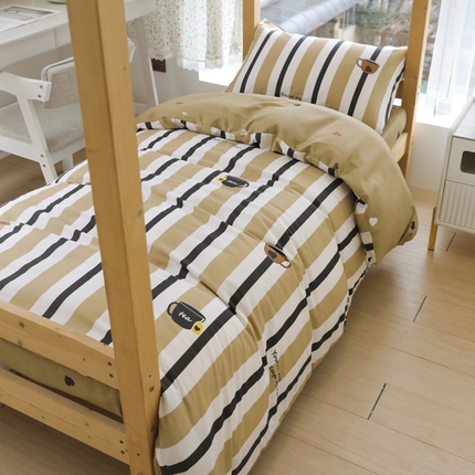 91家纺网 家纺一手货源 找家纺 2024新款全棉三件套纯棉学生宿舍上下铺六件套（第一批） 文艺风范