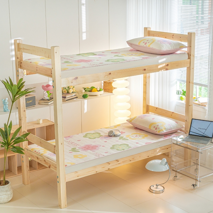 91家纺网 家纺一手货源 找家纺 X猫先生  2024新款小清新印花全棉床盖学生床盖套件-跑量款 10贝利花都