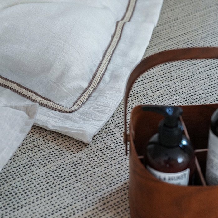 91家纺网 家纺一手货源 找家纺 2024新款天丝麻工艺款四件套-麦穗 麦穗本白