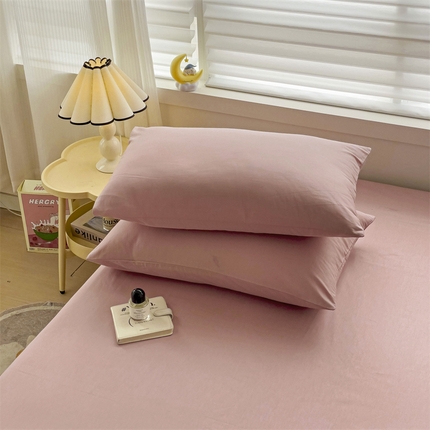 91家纺网 家纺一手货源 找家纺 （总）名兮家居 2024新款全棉纯色枕套
