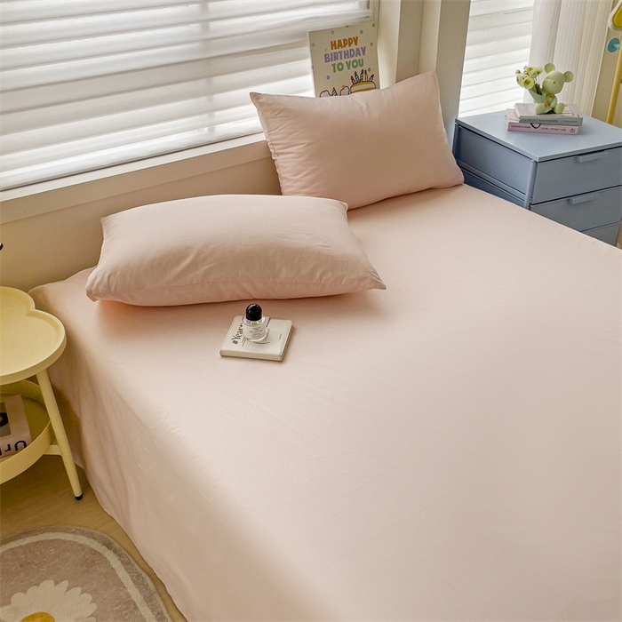 91家纺网 家纺一手货源 找家纺 名兮家居 2024新款全棉纯色枕套 荷塘玉