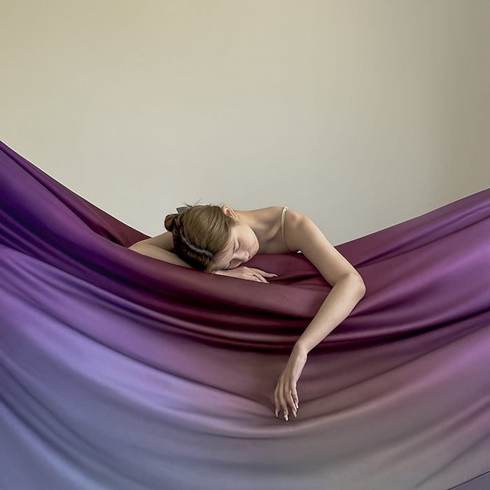 91家纺网 家纺一手货源 找家纺 2024新款60支兰精天丝数码印花四件套 镜花水月