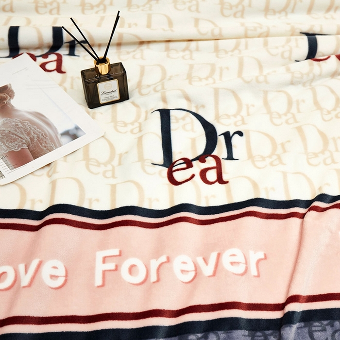 91家纺网 家纺一手货源 找家纺 悦织湾家纺 2025新款加厚云貂绒双面毛毯盖毯 迪卡侬