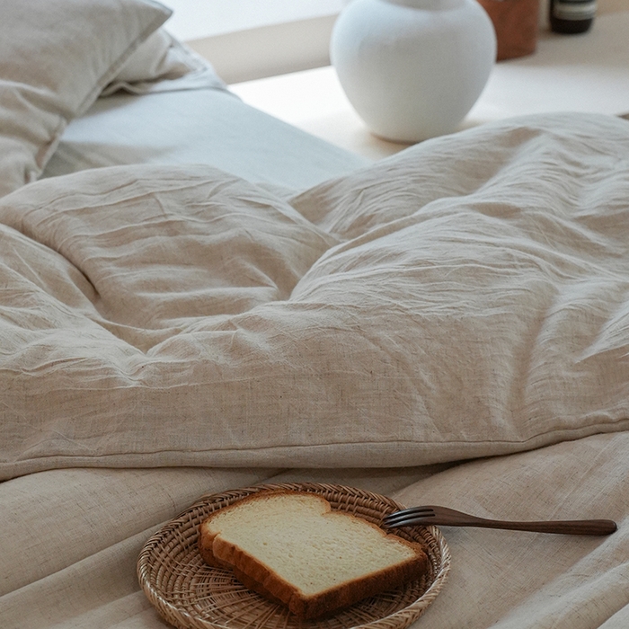 91家纺网 家纺一手货源 找家纺 2024新款天丝麻工艺款四件套-麦穗 麦穗麻本