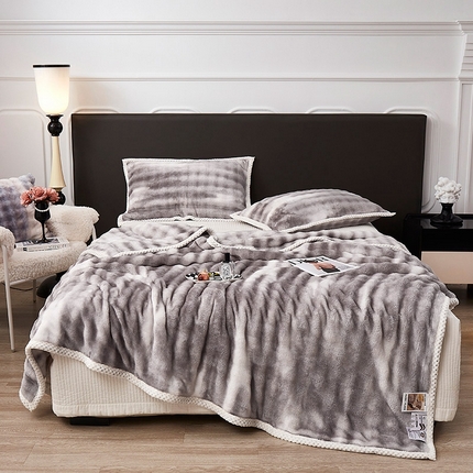 91家纺网 家纺一手货源 找家纺 （总）肖恩毯业 2025新款托斯卡纳兔毛绒毛毯