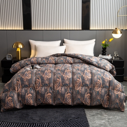 91家纺网 家纺一手货源 找家纺 （总）御眠纺羽绒被壳 2024新款专版印花鹅绒被跑量款外贸订单