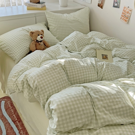 91家纺网 家纺一手货源 找家纺 （总）卡迪熊家纺 2024新款亲肤水洗m学生四件套