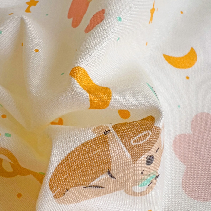 91家纺网 家纺一手货源 找家纺 楠沐家纺  2025新款印花亲肤芦荟棉水洗棉床单系列-床单(第二批) 彩虹猴