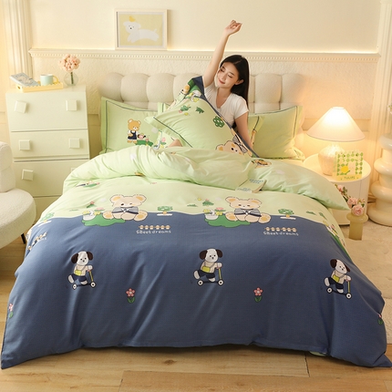 91家纺网 家纺一手货源 找家纺 （总）磨毛世家家纺 2025四件套加厚套件