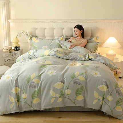 91家纺网 家纺一手货源 找家纺 （总）磨毛世家家纺 2025四件套加厚套件