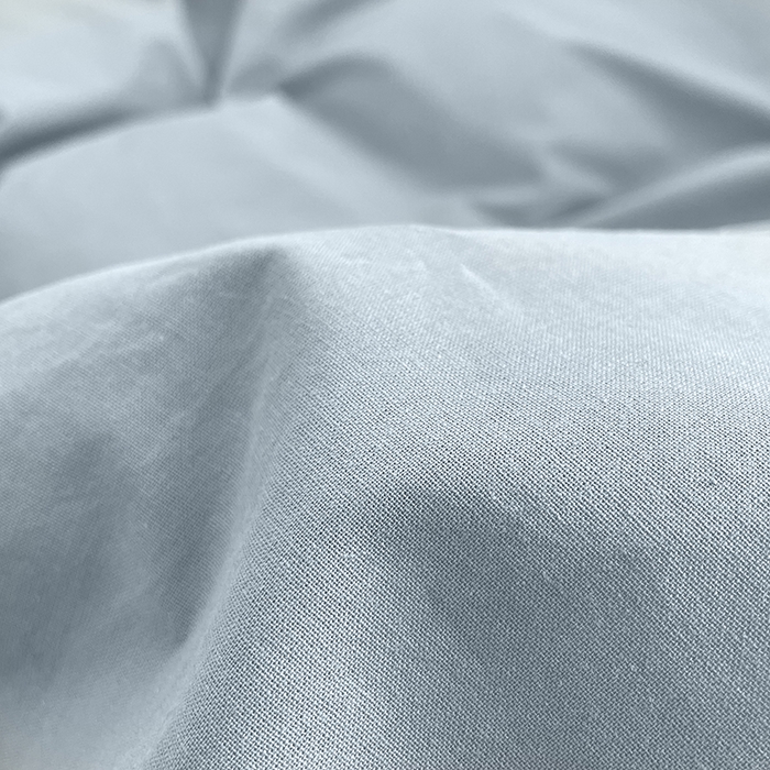 91家纺网 家纺一手货源 找家纺 2024新款A类全棉纯棉纯色双拼色织水洗棉四件套 雾蓝拼深灰