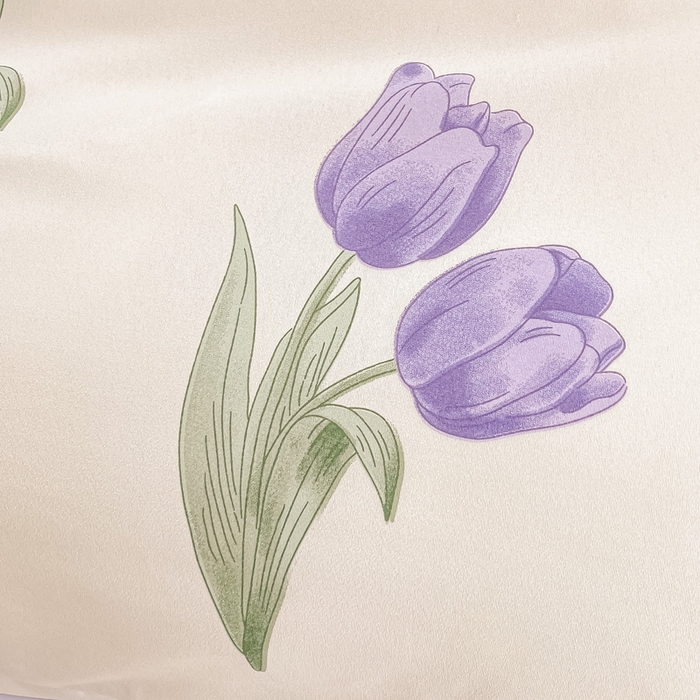 91家纺网 家纺一手货源 找家纺 楠沐家纺 （套件）2025新款亲肤芦荟棉美棉磨毛印花四件套(第二批) 紫悦