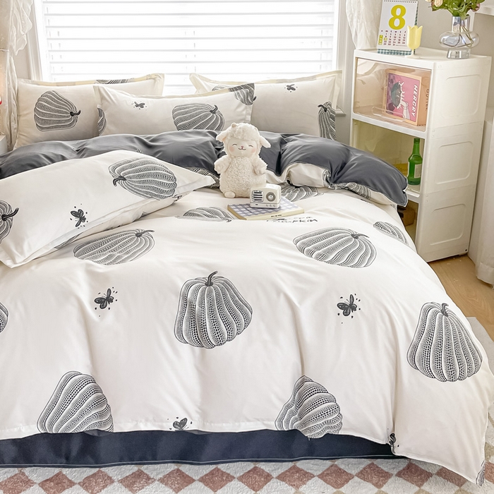 91家纺网 家纺一手货源 找家纺 楠沐家纺 （套件）2025新款亲肤芦荟棉美棉磨毛印花四件套(第二批) 南得遇见