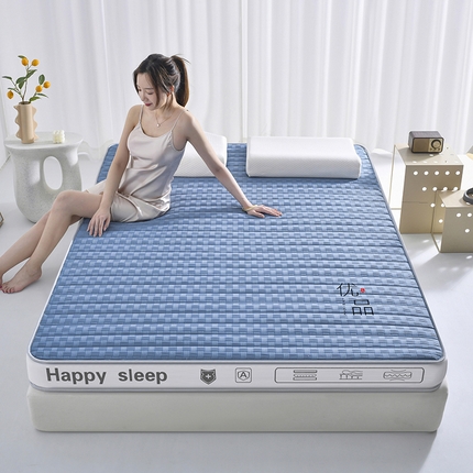 91家纺网 家纺一手货源 找家纺 （总）顺发床垫 2025新款华夫格天然乳胶床垫 记忆海绵床垫