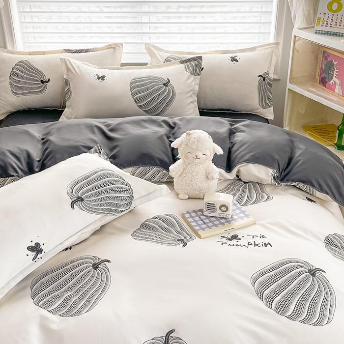 91家纺网 家纺一手货源 找家纺 楠沐家纺 （套件）2025新款亲肤芦荟棉美棉磨毛印花四件套(第二批) 南得遇见