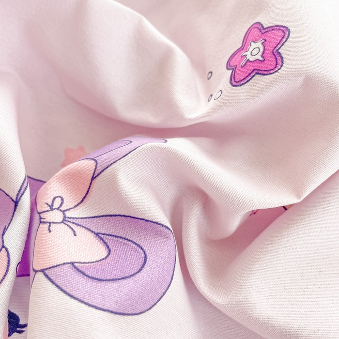 91家纺网 家纺一手货源 找家纺 楠沐家纺 2025年新款亲肤水洗棉芦荟棉磨毛单被套（第二批） 星星兔