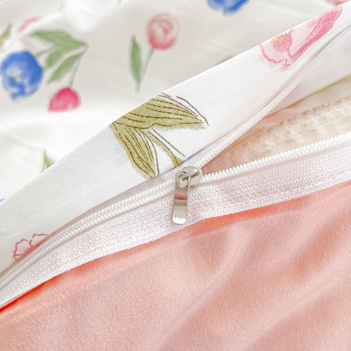 91家纺网 家纺一手货源 找家纺 楠沐家纺 2025年新款亲肤水洗棉芦荟棉磨毛单被套（第二批） 花花兔