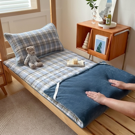 萌飞 2024新款可拆洗棉花床垫双面可用 莫妮卡兰