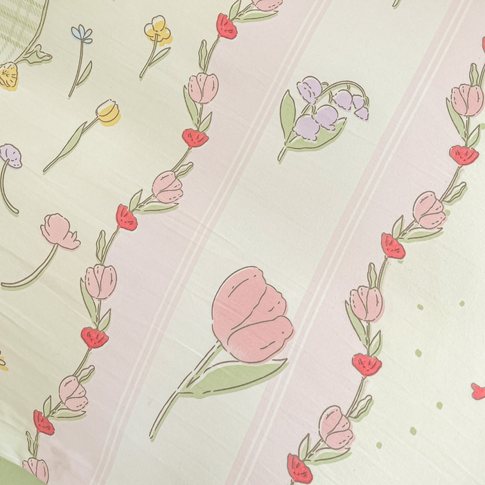 91家纺网 家纺一手货源 找家纺 楠沐家纺 （套件）2025新款亲肤芦荟棉美棉磨毛印花四件套(第二批) 秘境花园