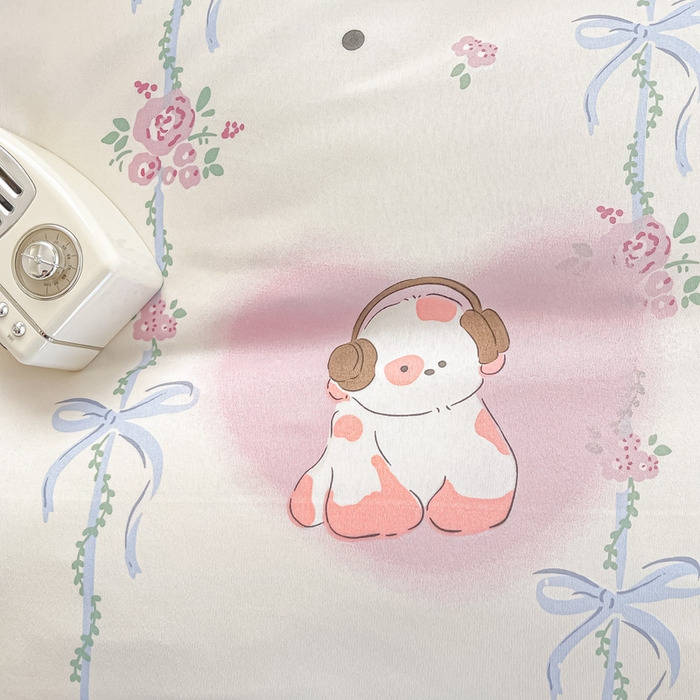 91家纺网 家纺一手货源 找家纺 楠沐家纺 （套件）2025新款亲肤芦荟棉美棉磨毛印花四件套(第二批) 流行音乐