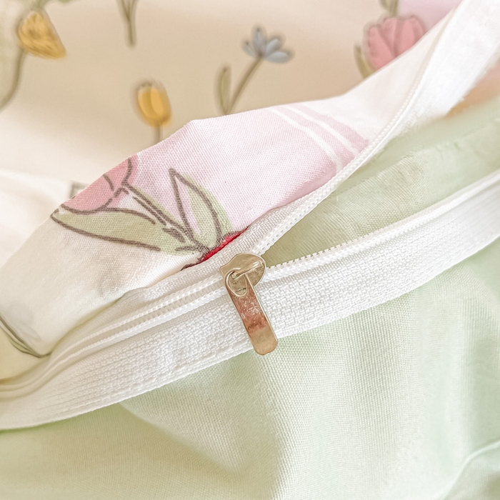 91家纺网 家纺一手货源 找家纺 楠沐家纺 2025年新款亲肤水洗棉芦荟棉磨毛单被套（第二批） 秘境花园