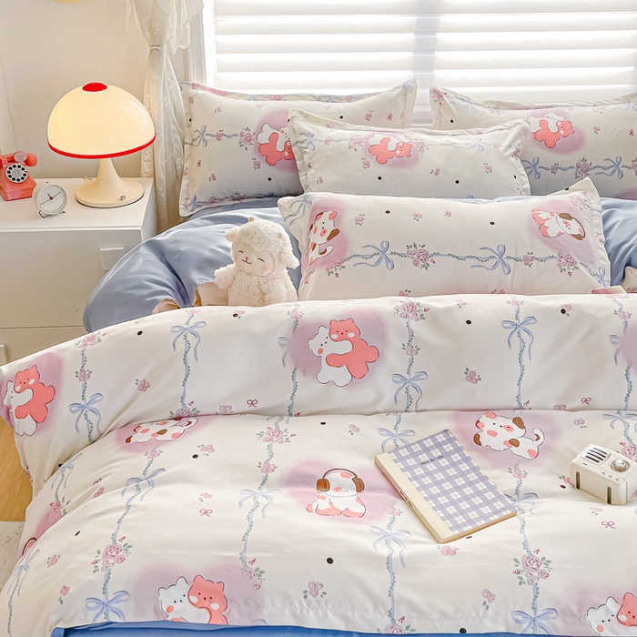 91家纺网 家纺一手货源 找家纺 楠沐家纺 2025年新款亲肤水洗棉芦荟棉磨毛单被套（第二批） 流行音乐