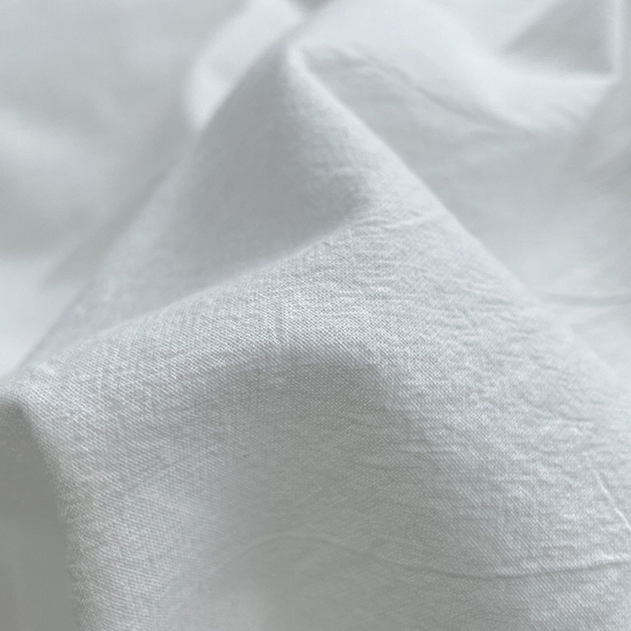 91家纺网 家纺一手货源 找家纺 2024新款A类全棉纯棉纯色双拼色织水洗棉四件套 雅白