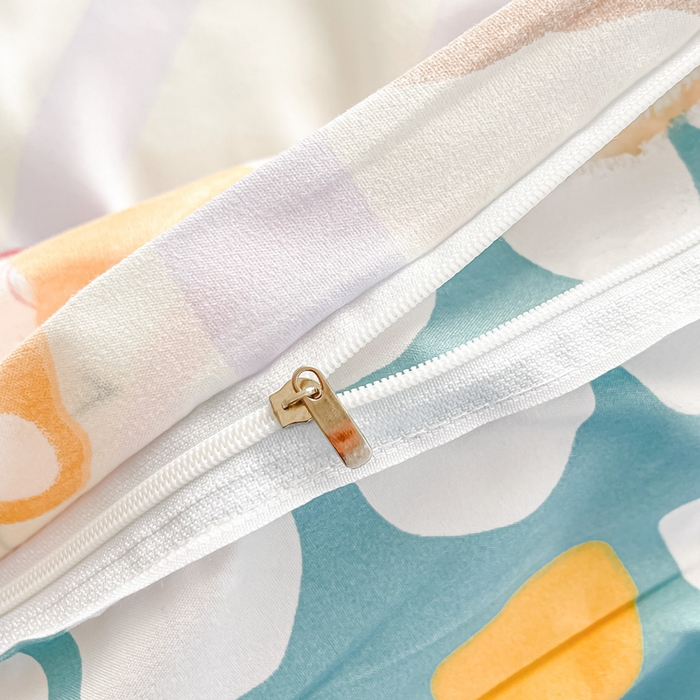 91家纺网 家纺一手货源 找家纺 楠沐家纺 2025年新款亲肤水洗棉芦荟棉磨毛单被套（第二批） 爱心熊