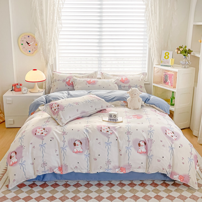 91家纺网 家纺一手货源 找家纺 楠沐家纺 2025年新款亲肤水洗棉芦荟棉磨毛单被套（第二批） 流行音乐