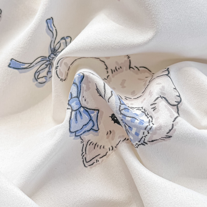 91家纺网 家纺一手货源 找家纺 楠沐家纺 2025年新款亲肤水洗棉芦荟棉磨毛单被套（第二批） 猫咪小姐