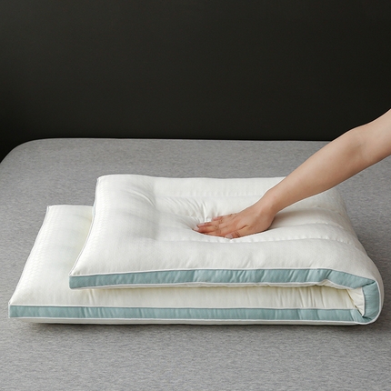 91家纺网 家纺一手货源 找家纺 （总）织布人 2024新款枕芯云柔双人枕护颈枕长枕头夫妻情侣亲子枕长枕芯