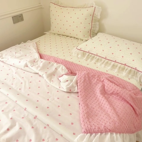 91家纺网 家纺一手货源 找家纺 （总）婳庭 2023新款有氧小冰皮夏被四件套