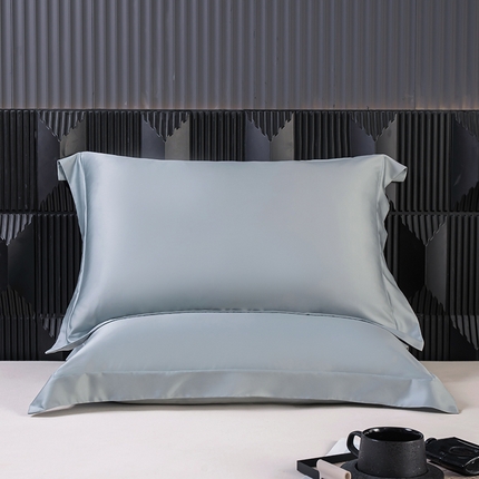 91家纺网 家纺一手货源 找家纺 好阁家纺 2024新款进口LF级60S莱赛尔莱赛尔枕套 雾兰