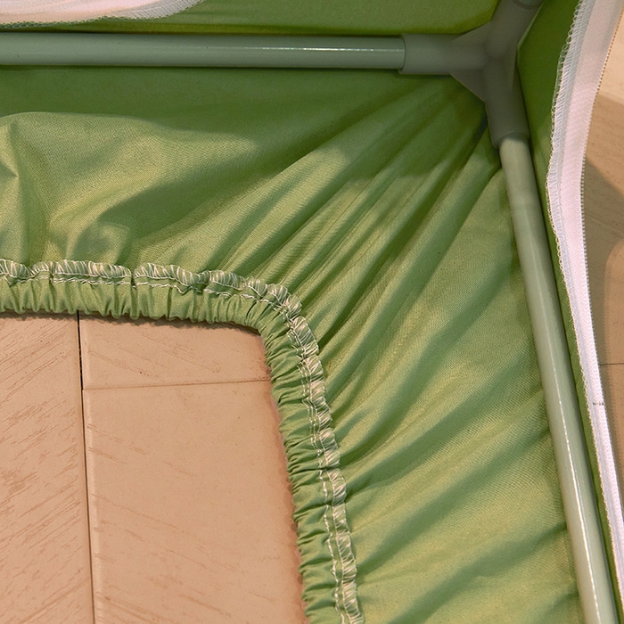 91家纺网 家纺一手货源 找家纺 2025新款A类大版卡通超强遮光防蚊学生坐床蚊帐 摆拍熊猫