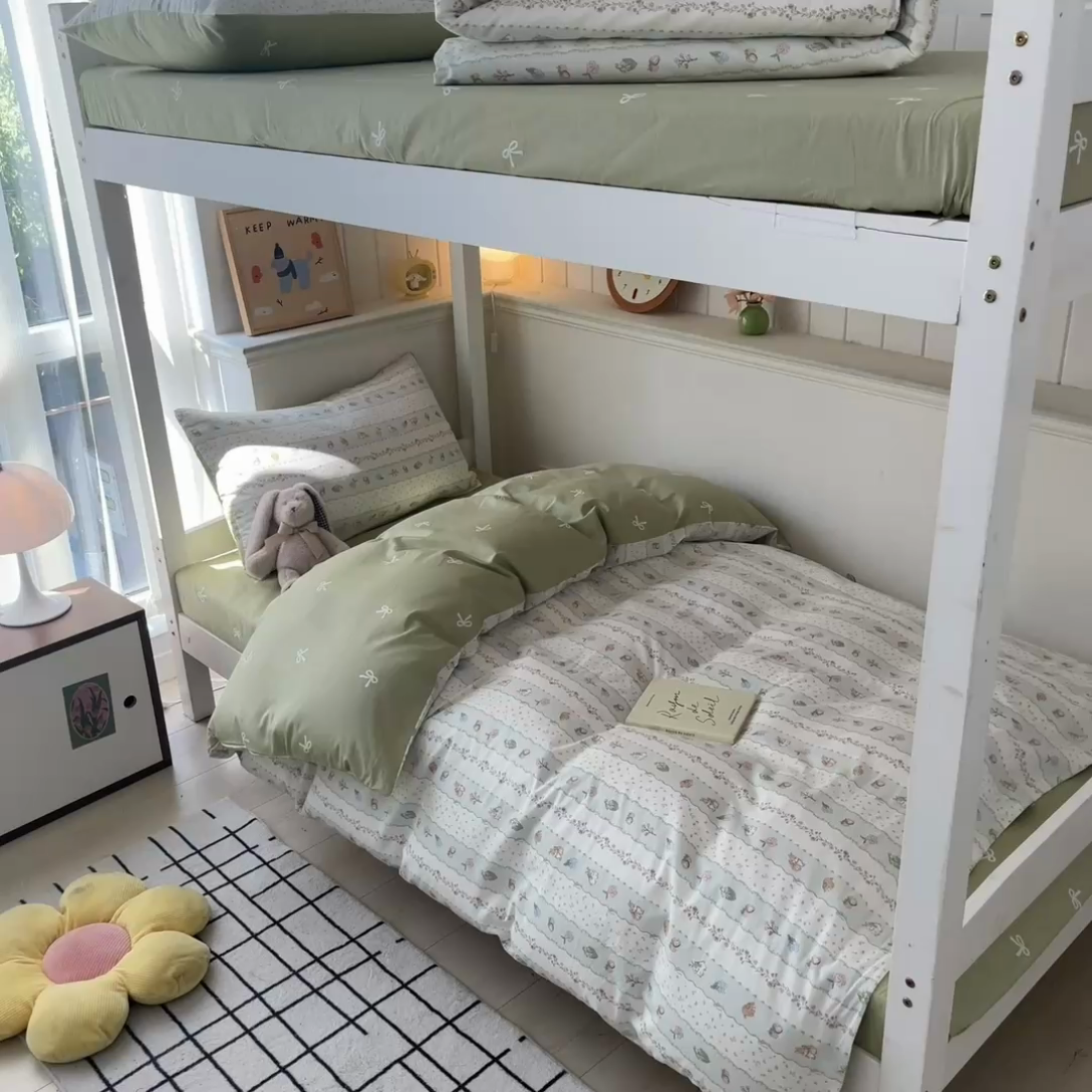 91家纺网 家纺一手货源 找家纺 吉象家纺 2025新款全棉印花款三件套 潘多拉