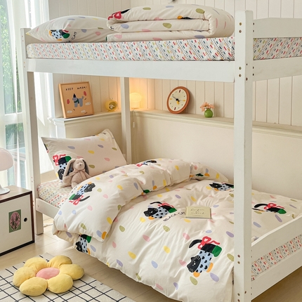 91家纺网 家纺一手货源 找家纺 （总）吉象家纺 2025新款全棉印花款三件套