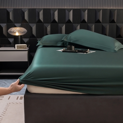 91家纺网 家纺一手货源 找家纺 （总）好阁家纺 2024新款进口LF级60S莱赛尔莱赛尔床笠两件套三件套