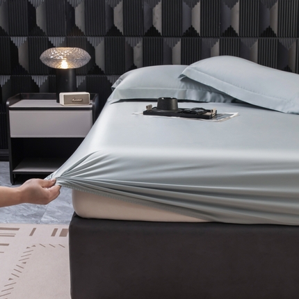 91家纺网 家纺一手货源 找家纺 （总）好阁家纺 2024新款进口LF级60S莱赛尔莱赛尔床笠两件套三件套