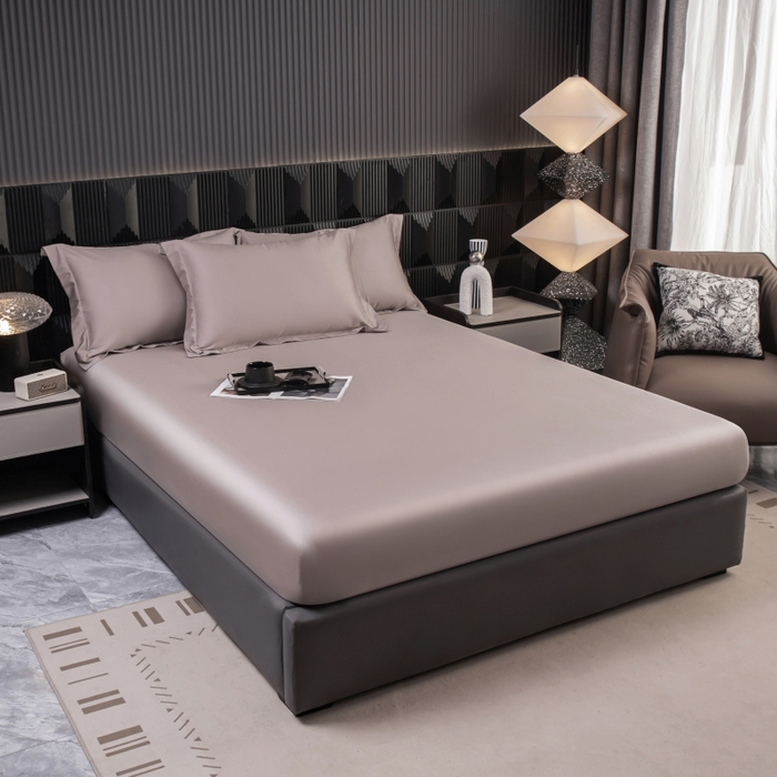 91家纺网 家纺一手货源 找家纺 （总）好阁家纺 2024新款进口LF级60S莱赛尔莱赛尔床笠两件套三件套