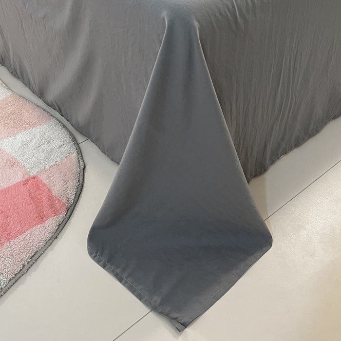 91家纺网 家纺一手货源 找家纺 优承佳生活馆 2024新款水洗m毛巾绣四件套 深灰字母