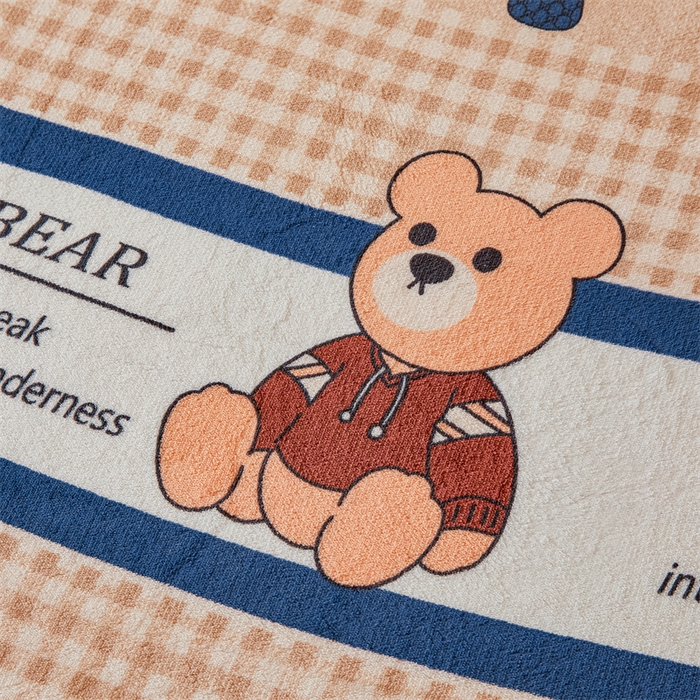 91家纺网 家纺一手货源 找家纺 董韵家纺 2025新款高克重全消光牛奶绒法莱绒金貂绒印花单品被套床裙四件套（提供买家秀） 爱克斯-卡其