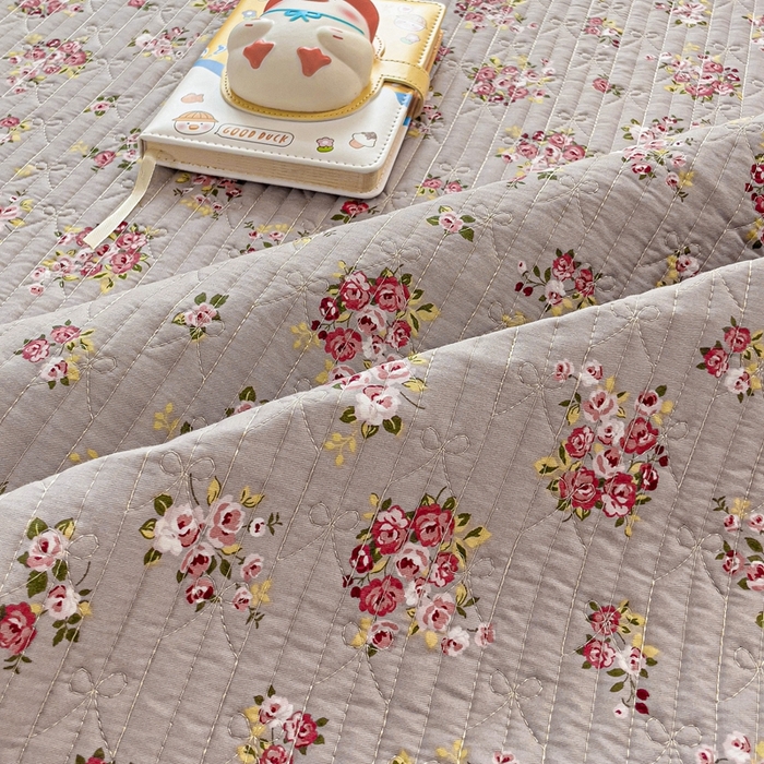 91家纺网 家纺一手货源 找家纺 暖居 2024纯棉榻榻米四件套单件农村大炕盖支持定制绗缝防滑单件纯棉床单四季通用 璀璨