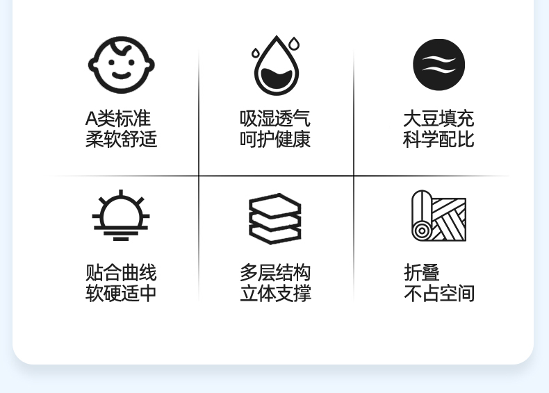 91家纺网 家纺一手货源 找家纺 布卢姆床垫 2025新款A类原棉小熊学生款大豆刺绣床垫 小熊-本白-厚度4.5cm